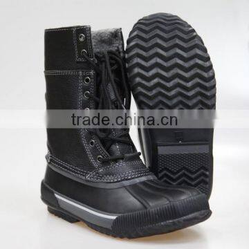 Mens Cheap Cool Snow Boots With Rubber Sole