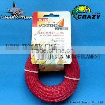 2.4mm/0.095" 15m Card Head Twist Trimmer Line