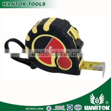 Heavy duty contractor rubber measuring tape Tape measure with one brake