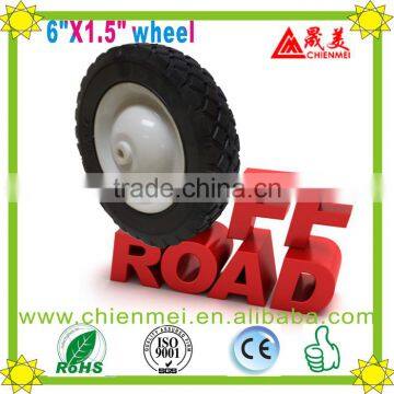 6 Inch Wheel Rubber Wheel/solid Rubber Wheel/Metal Rim Wheel/Pneumatic Wheels/Ruled Wheel/Hand Trolley