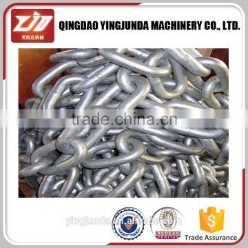 hot galvanized link chain DIN766 short link chain wholesale in China