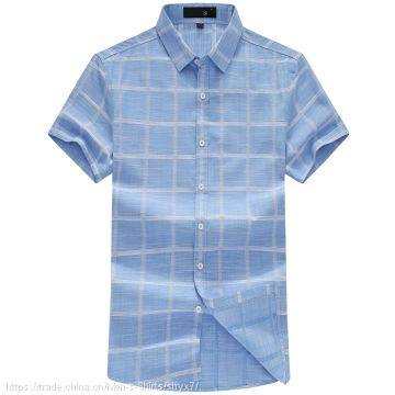Новая летняя молодежная мужская сорочная рубашка 2017 года