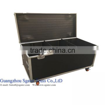 2016 aluminum carrying case with wheels flight case top quality