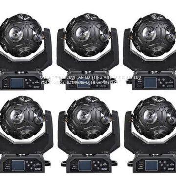 Rotating RGBW LED Football Moving Head Beam 9pcs 12w Super Effect Disco Light