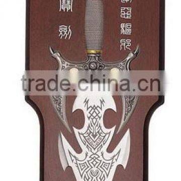 decorative plaques with saying sword and shield for decor