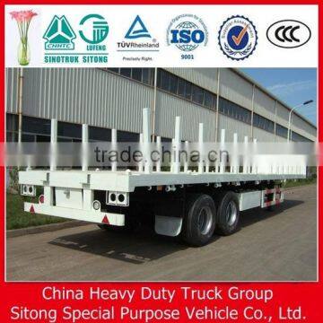 Sitong Factory: Wood Transport Low Loader Axle Trailer photo-4
