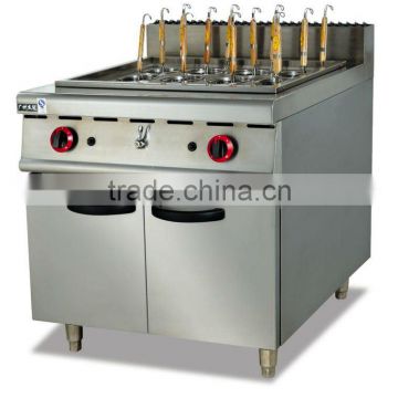 gas pasta cooker with cabinet