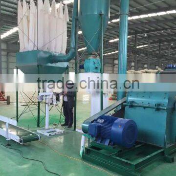 mess-free hammer mill Wood crusher machine for making sawdust for sale