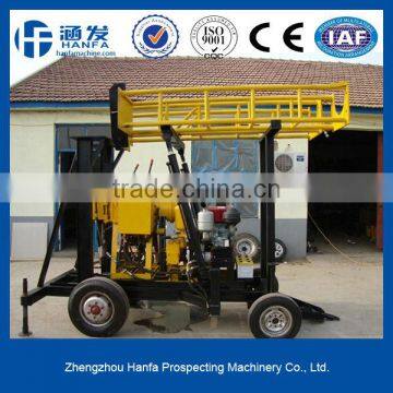 Very convenient and high efficiency!HF-2T hydraulic water well drilling rig