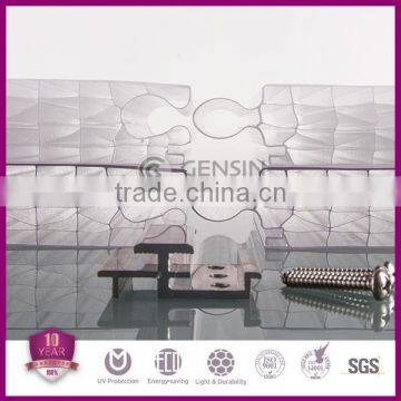 40mm Polycarbonate Sheet/ pc Plug-pattern Sheet/multiwall Polycarboante Sheet photo-5