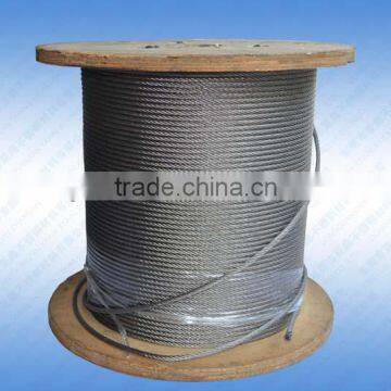 China ungalvanized steel wire rope for ordinary use