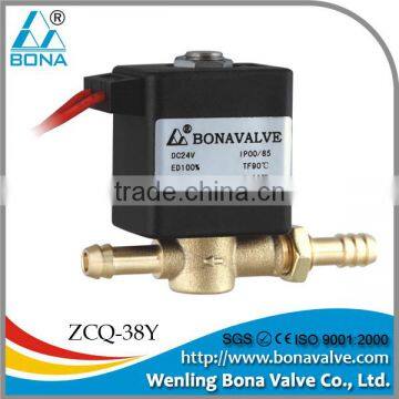 ISO9001 direct manufacturer AC110V 120V 6.5mm 8mm nipple gas protective gas shield welding machine gas valve solenoid valve