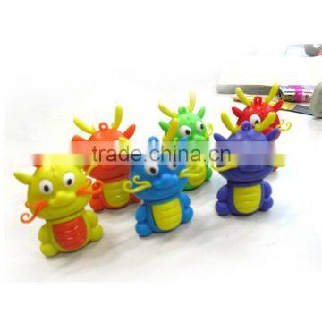 wholesale PVC soft rubber creative usb stick Cute cartoon dragon zodiac usb sticker