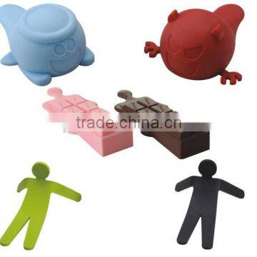 Different Shape Cute Rubber Doorstop Funny Glass Shower Door Stop photo-2