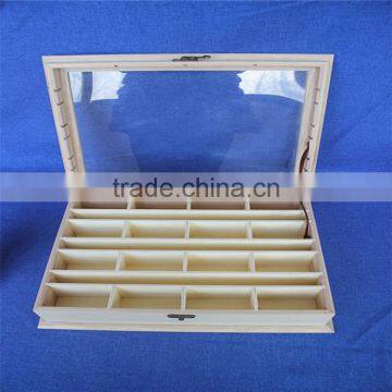 Square Wood Gift Boxes With Internal Holes photo-5