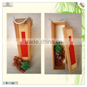 modern design pattern slid single bottle wine box