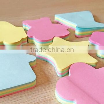 ZX08 colorful sticky notes different shaped custom wholesale sticky notes