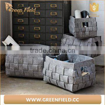 Durable and Eco-friendly Felt Storage Basket photo-3