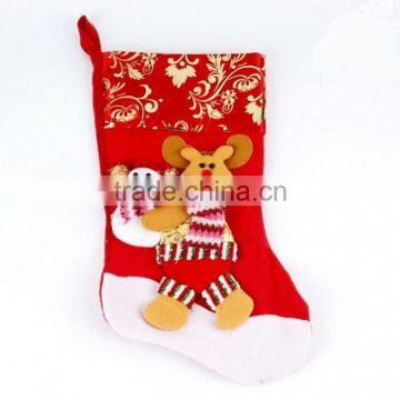 Stocking Gift Bags Christmas Hanging Decorative Ornaments, Santa Claus Cand Bags For Decoration photo-3