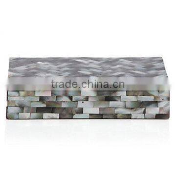 High quality best selling black mother of pearl rectangle box