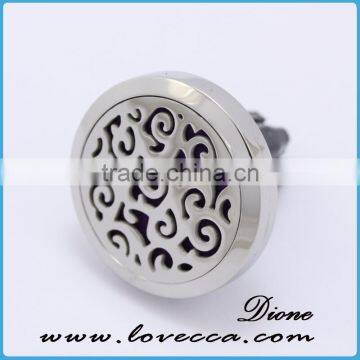 Essential Oil Car Diffuser, Stainless Steel Aromatherapy Diffuser for Traveling, Car Vent Clip Diffuser, Car Freshener Clip photo-2