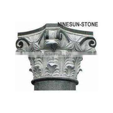marble White column capital