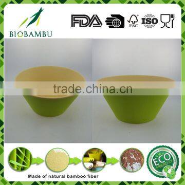Hot Sell Eco Bamboo Fiber Double Color Bowl photo-2