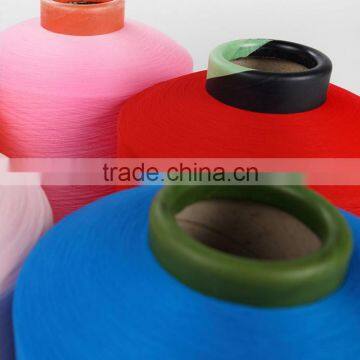Dope Dyed Color 150D Nylon DTY Yarn PA 6 DTY Yarn 150D/144F For Socks Knitting photo-2