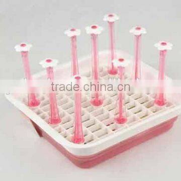 Square shaped plastic cup holder