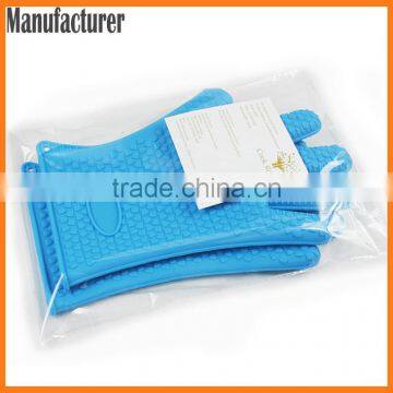 Heat Resistant Home Kitchen Silicone Oven Gloves photo-5
