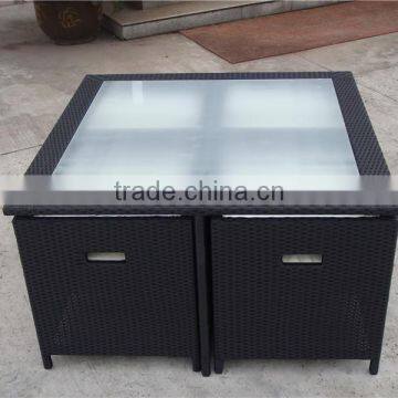 Modern Outdoor Furniture Rattan Club Bar Set photo-5