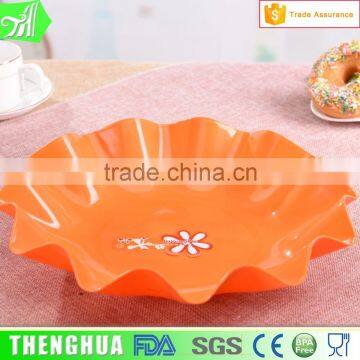 Multifunctional Plastic Fruit Plate PP Material Decorative Dish Tray