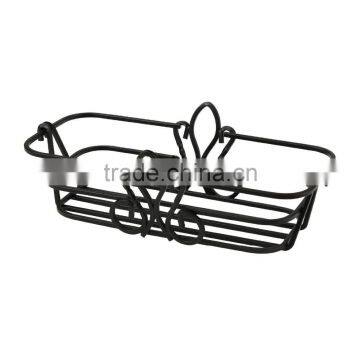 Black Bread Fruit Basket Holder Bowl photo-2