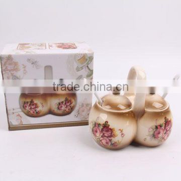 new design hot selling cruet set ceramic set