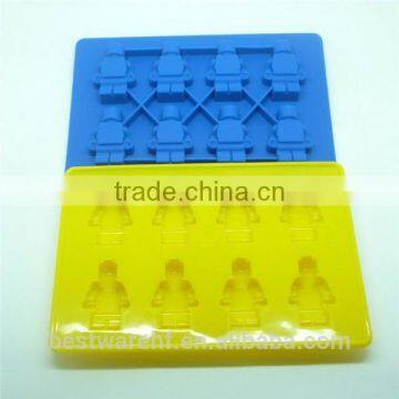 Big Custom Robert Shaped Silicone Ice Cube Tray photo-5