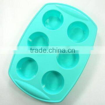 3D shaped round cake mould | 6 cavitiesmicrowave oven cake pan