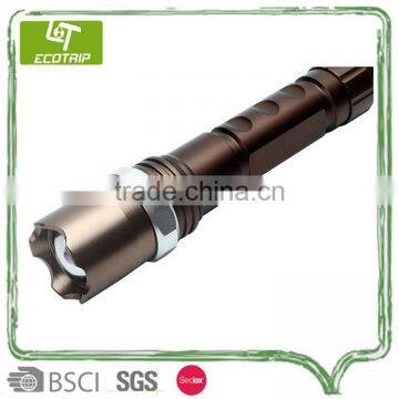 Rechargeable fast track flashlight