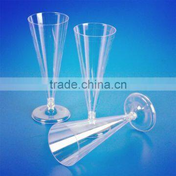 High Quality Unbreakable Clored Champagne Flut , Party Supply Long Stem Chamgne Glass for Holiday Decoration photo-6