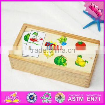 2016 New and Popular Children Wooden Cartoon Domino W15A064 photo-3