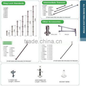 Galvanized Ringlock Scaffolding System Ringlock for High Rise Building. photo-5