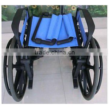 Rehabilitation Therapy Supplies Topmedi TAW950BEF1 Plastic Manual Handicapped Wheelchair Made in China photo-4