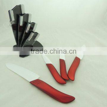 Hot Selling Eco-Friendly 3", 4", 5", 6" Cheap Ceramic Knives Set JF018 photo-6