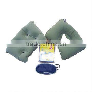 Economic Airline Travel Kit with Neck Pillow, Neck Rest, Eye Mask