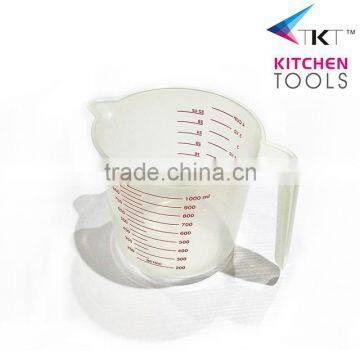 Cheap PP Plastic 1000ML/500ML/250ML Kitchen Measuring Cup, Plastic Measuring Cup photo-2