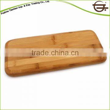 Rectangle Eco-friendly Wooden Leaf Shaped Multi-color Bamboo Cutting Board photo-3