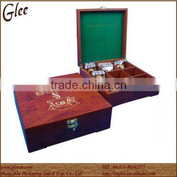 Small High Quality Coffee Tea Packing Wooden Boxes photo-3