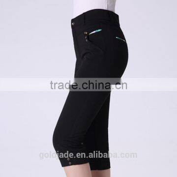 New Design Casual Pants With Half Length ,ladies Crop Pants Wholesale photo-5