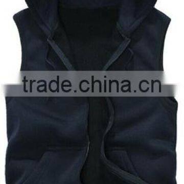 2016 Mens Sleeveless Hoodies Fashion Casual Sports Sweatshirt photo-2