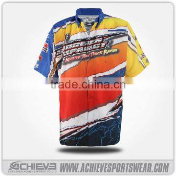 Gym Custom Tracksuit Sublimation Multicolor Moto/racing Shirts Vintage Motor Suits Uniforms photo-2