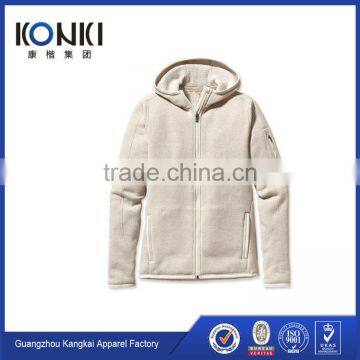 factory custom ladies hoodied softshell jacket